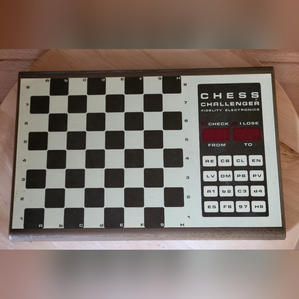 Vintage Chess Challenger Electronic GAME BOARD ONLY - Used Good Condition